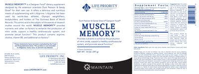 Muscle Memory label