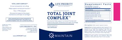 Total Joint Complex label