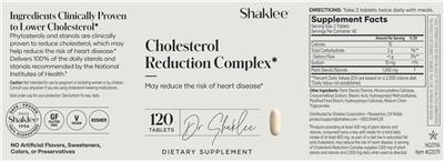 Cholesterol Reduction Complex label