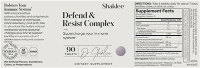 Defend & Resist Complex label