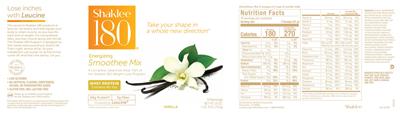 Energizing Smoothee Mix Vanilla label