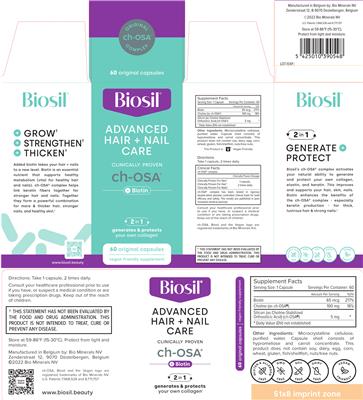 Advanced Hair + Nail Care label