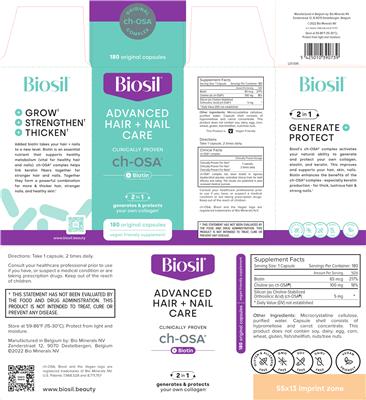 Advanced Hair + Nail Care label