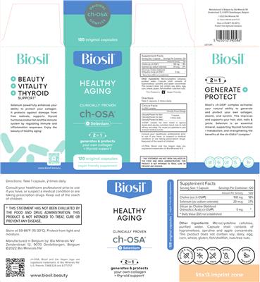 Healthy Aging label