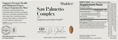 Saw Palmetto Complex label