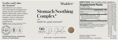 Stomach Soothing Complex label