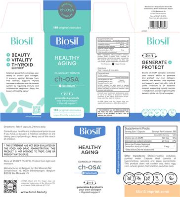 Healthy Aging label