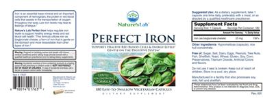 Perfect Iron label