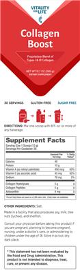 Collagen Boost label