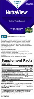 NutraView label