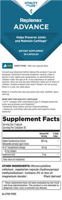 Replenex Advance label