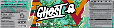 Greens Apple Cider label