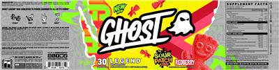 Legend Sour Patch Kids Redberry label