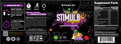 Stimul8 Hardcore Flippin Fruit Bomb label