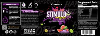 Stimul8 Hardcore Wild Watermelon label