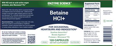 Betaine HCl+ label