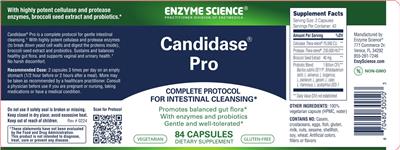 Candidase Pro label