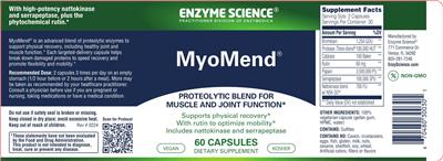 MyoMend label