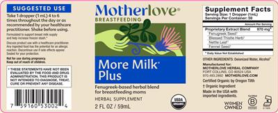 More Milk Plus label