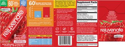 Rejuvenate Muscle Activator Raspberry Burst label
