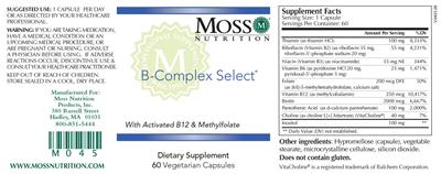 B-Complex Select label