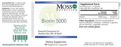 Biotin 5000 label
