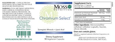 Chromium Select label