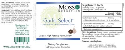 Garlic Select label