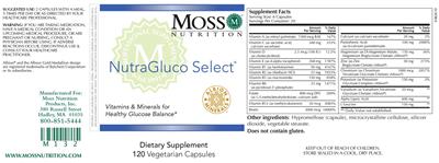NutraGluco Select label
