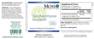 Saccharomyces Boulardii label