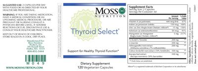 Thyroid Select label