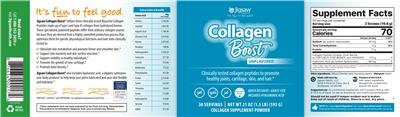 Collagen Boost Unflavored label