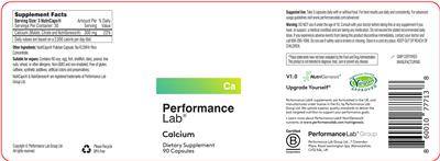 Calcium label