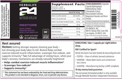 Restore label