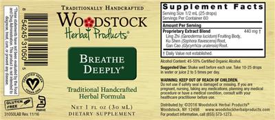 Breathe Deeply label