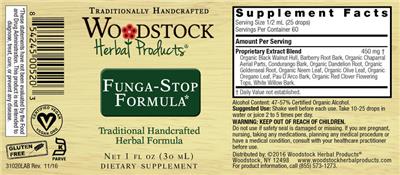 Funga-Stop Formula label