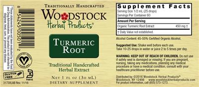Turmeric Root label
