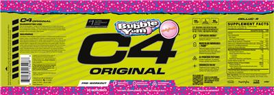 C4 Original Bubble Yum Original label