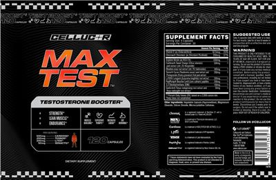 Max Test label