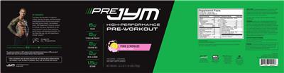 Pre JYM Pink Lemonade label