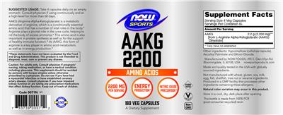AAKG 2200 label