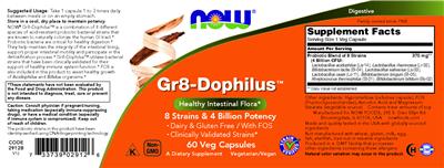 Gr8-Dophilus label