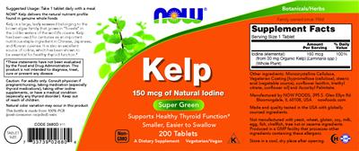 Kelp label
