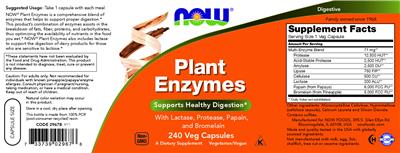 Plant Enzymes label