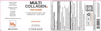 Multi Collagen +Gut Blend label