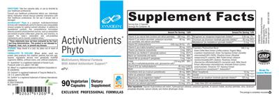 ActivNutrients Phyto label
