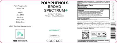 Polyphenols Broad Spectrum+ label