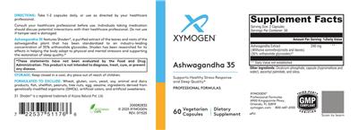 Ashwagandha 35 label