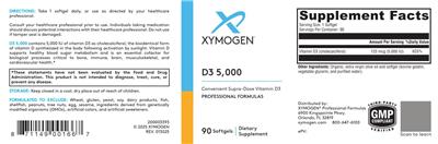 D3 5,000 label