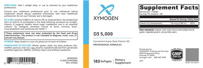 D3 5,000 label